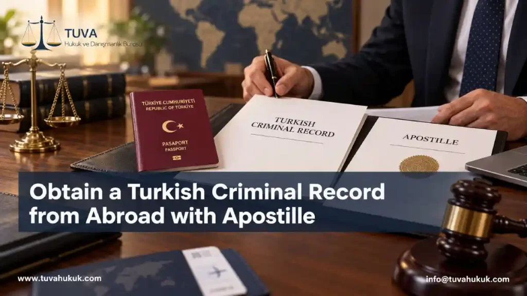 Obtain a Turkish police certificate from abroad with apostille