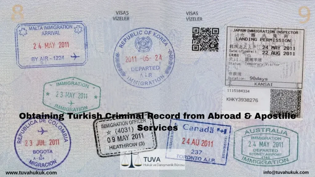 Turkish criminal record from abroad